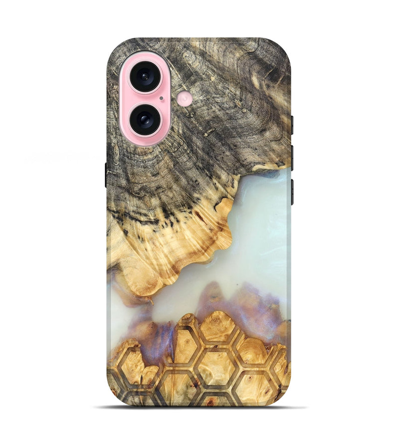 iPhone 17 Wood Live Edge Phone Case - Janiah (Clear, 821895)