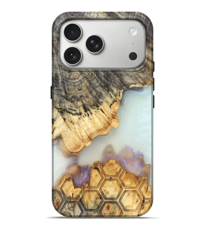 iPhone 17 Pro Max Wood Live Edge Phone Case - Janiah (Clear, 821895)