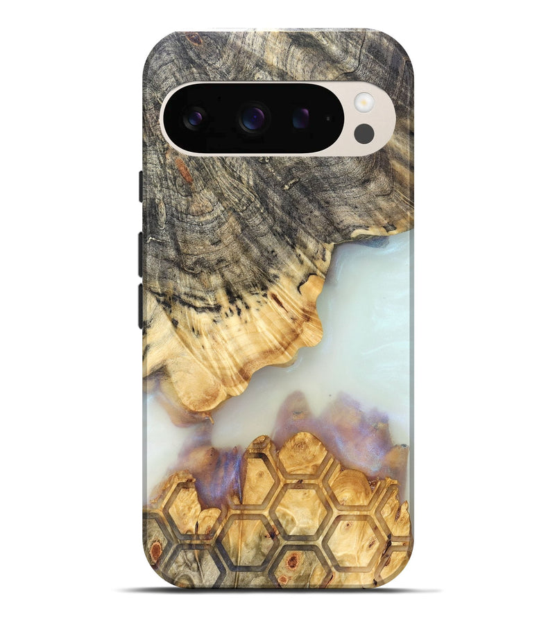 Pixel 10 Pro XL Wood Live Edge Phone Case - Janiah (Clear, 821895)