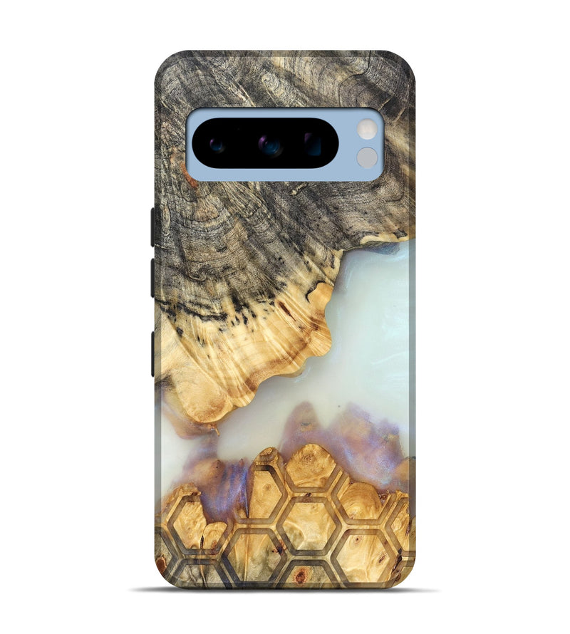 Pixel 8 Pro Wood Live Edge Phone Case - Janiah (Clear, 821895)