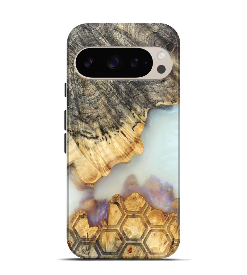 Pixel 9 Wood Live Edge Phone Case - Janiah (Clear, 821895)