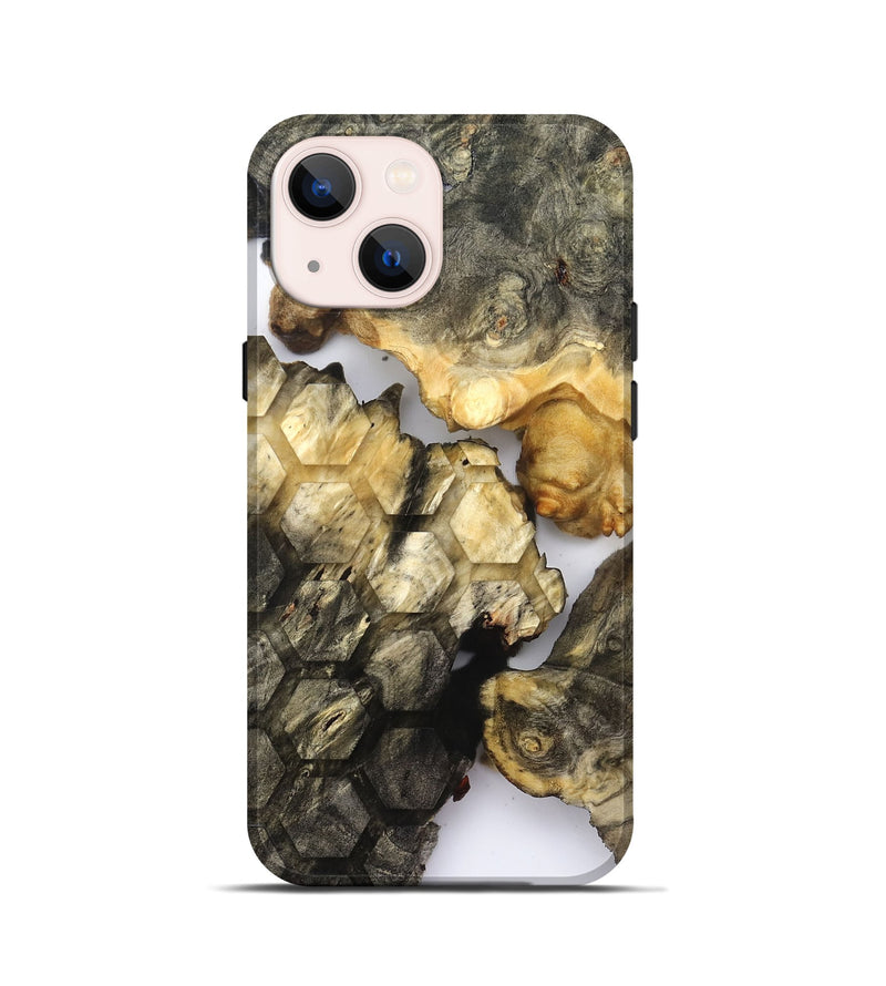 iPhone 13 mini Wood Live Edge Phone Case - Tillie (Clear, 821896)