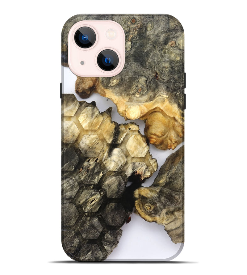 iPhone 14 Plus Wood Live Edge Phone Case - Tillie (Clear, 821896)