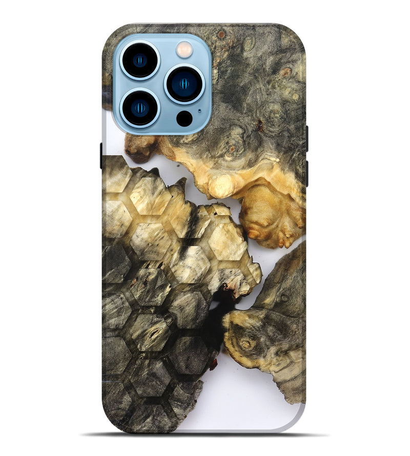 iPhone 14 Pro Max Wood Live Edge Phone Case - Tillie (Clear, 821896)