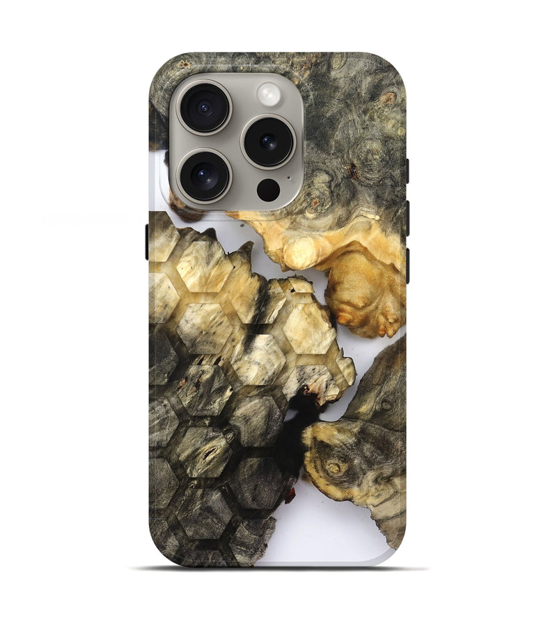 iPhone 16 Pro Wood Live Edge Phone Case - Tillie (Clear, 821896)