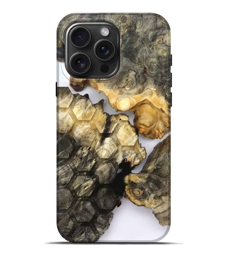 iPhone 16 Pro Max Wood Live Edge Phone Case - Tillie (Clear, 821896)