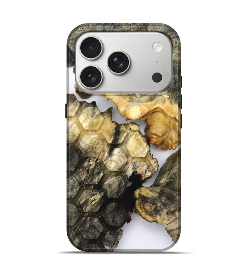 iPhone 17 Pro Wood Live Edge Phone Case - Tillie (Clear, 821896)