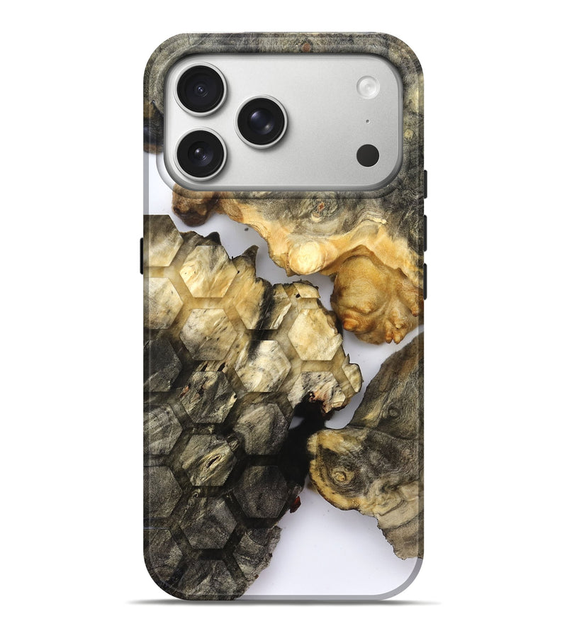 iPhone 17 Pro Max Wood Live Edge Phone Case - Tillie (Clear, 821896)