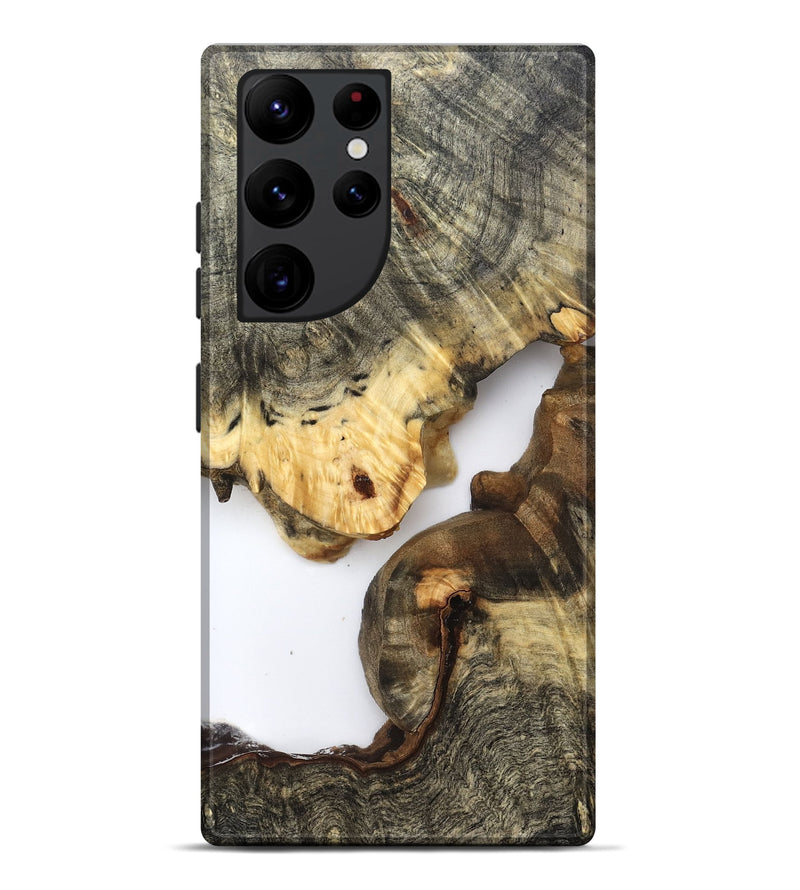 Galaxy S22 Ultra Wood Live Edge Phone Case - Kelis (Clear, 821897)