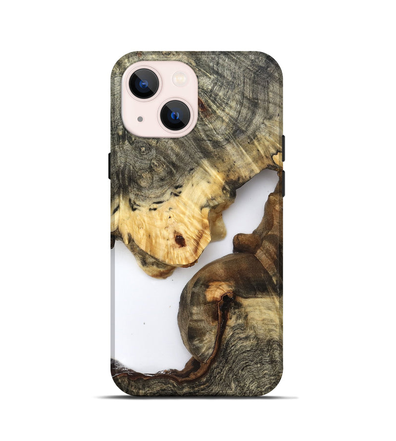 iPhone 13 mini Wood Live Edge Phone Case - Kelis (Clear, 821897)
