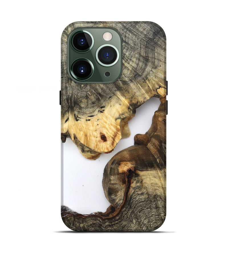 iPhone 13 Pro Wood Live Edge Phone Case - Kelis (Clear, 821897)