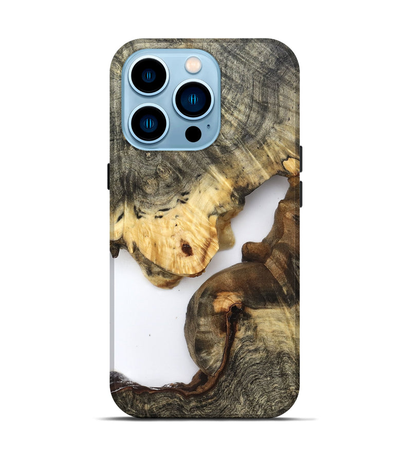 iPhone 14 Pro Wood Live Edge Phone Case - Kelis (Clear, 821897)