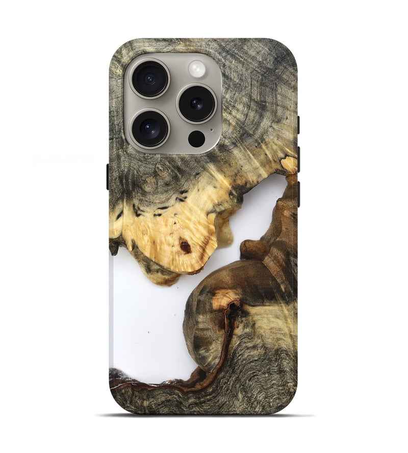 iPhone 16 Pro Wood Live Edge Phone Case - Kelis (Clear, 821897)