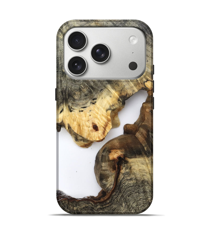 iPhone 17 Pro Wood Live Edge Phone Case - Kelis (Clear, 821897)