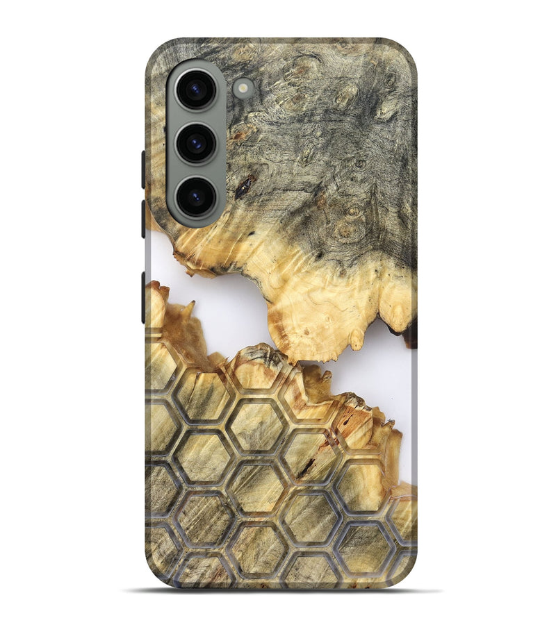 Galaxy S23 Plus Wood Live Edge Phone Case - Tasia (Clear, 821898)