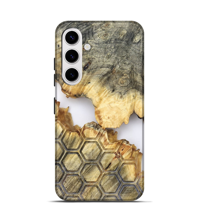 Galaxy S25 Wood Live Edge Phone Case - Tasia (Clear, 821898)