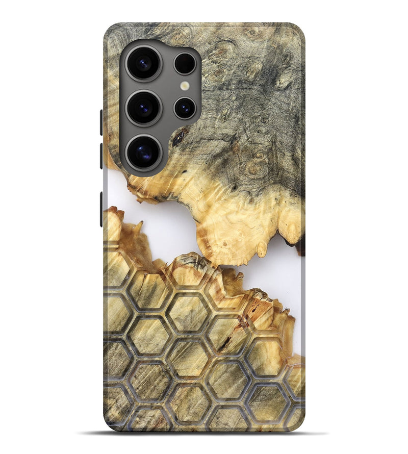 Galaxy S25 Ultra Wood Live Edge Phone Case - Tasia (Clear, 821898)