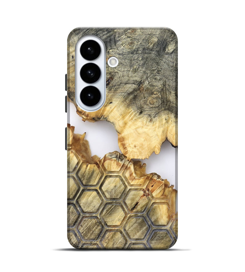 Galaxy S26 Wood Live Edge Phone Case - Tasia (Clear, 821898)