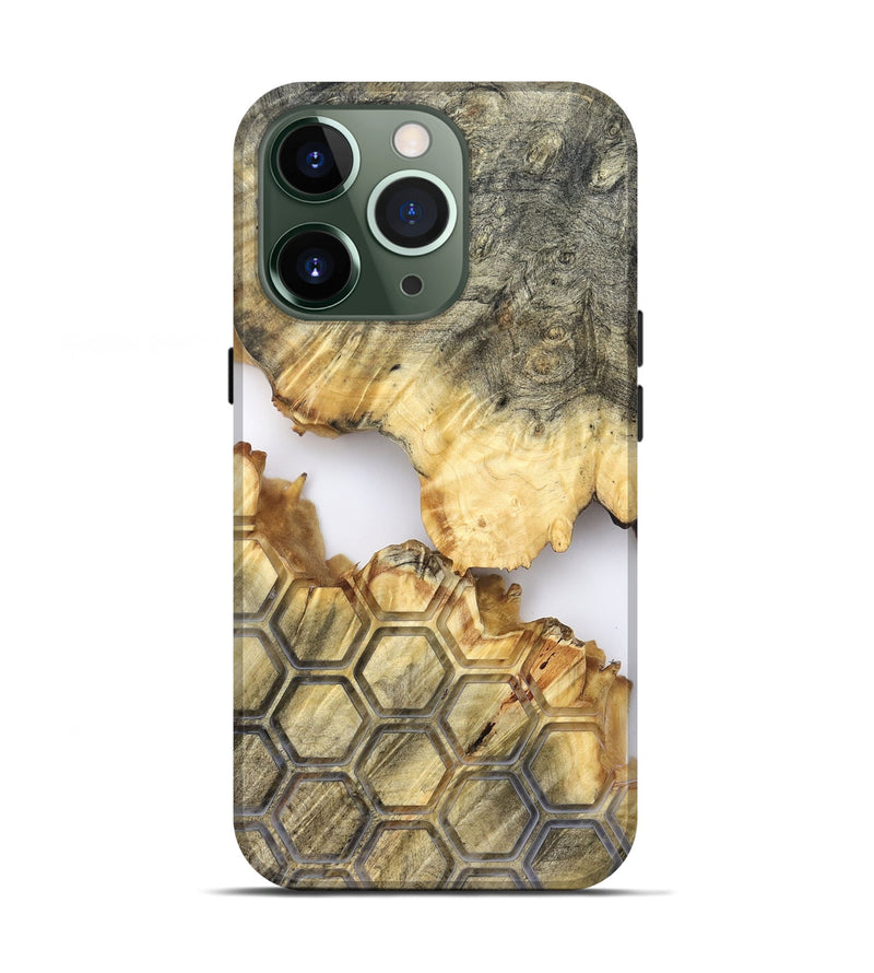 iPhone 13 Pro Wood Live Edge Phone Case - Tasia (Clear, 821898)