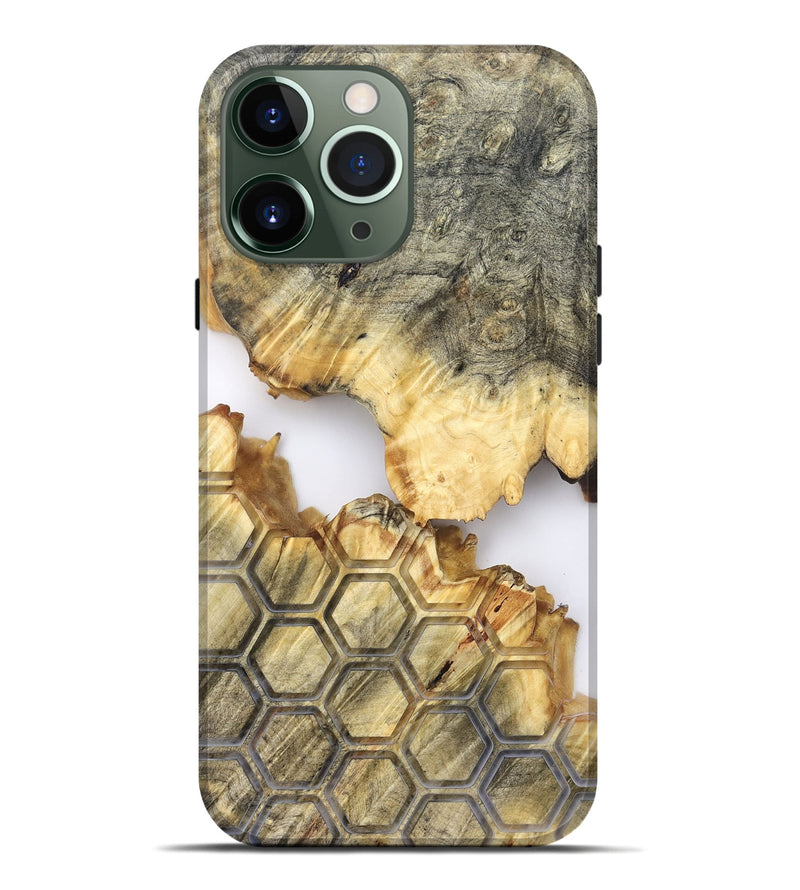 iPhone 13 Pro Max Wood Live Edge Phone Case - Tasia (Clear, 821898)