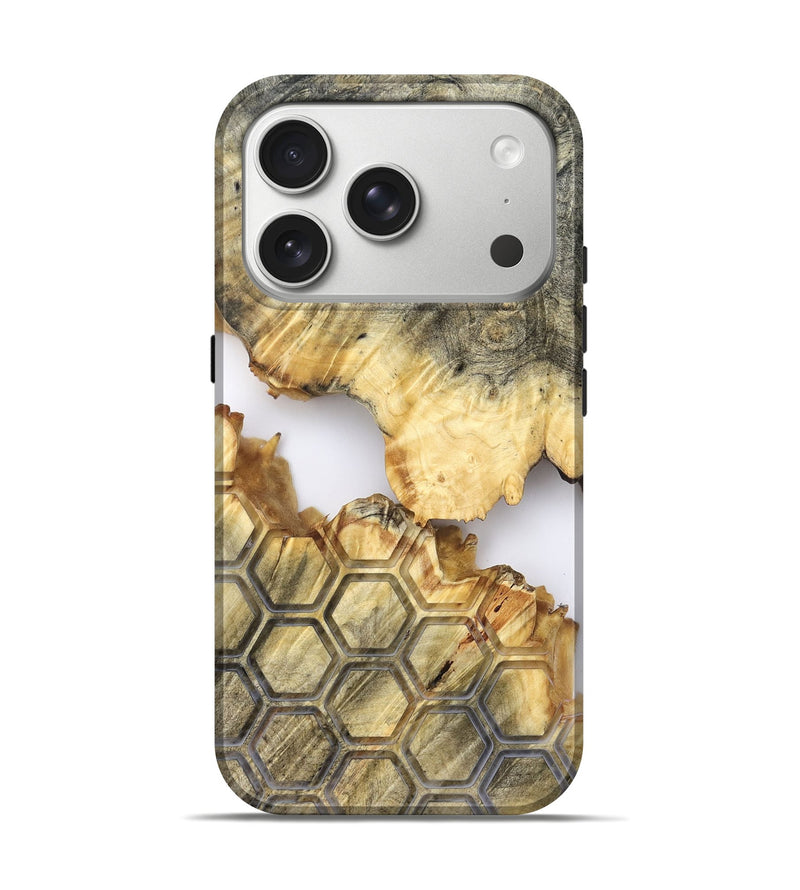 iPhone 17 Pro Wood Live Edge Phone Case - Tasia (Clear, 821898)