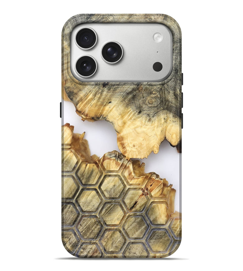 iPhone 17 Pro Max Wood Live Edge Phone Case - Tasia (Clear, 821898)