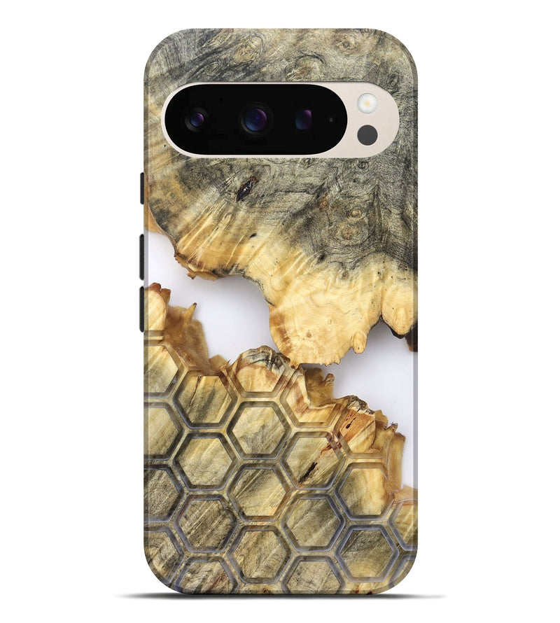 Pixel 10 Pro XL Wood Live Edge Phone Case - Tasia (Clear, 821898)
