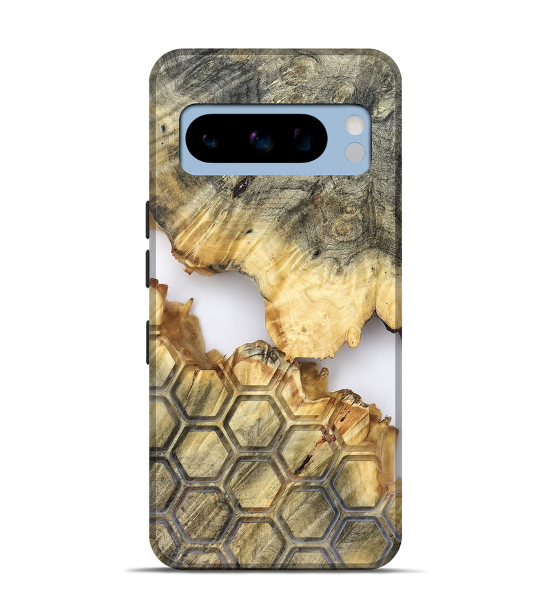 Pixel 8 Pro Wood Live Edge Phone Case - Tasia (Clear, 821898)