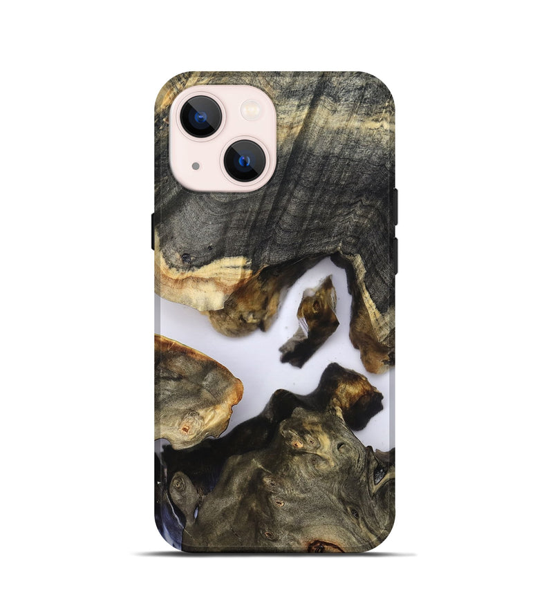 iPhone 13 mini Wood Live Edge Phone Case - Venus (Clear, 821899)