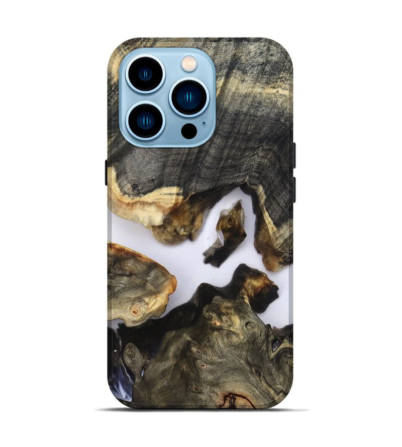 iPhone 14 Pro Wood Live Edge Phone Case - Venus (Clear, 821899)
