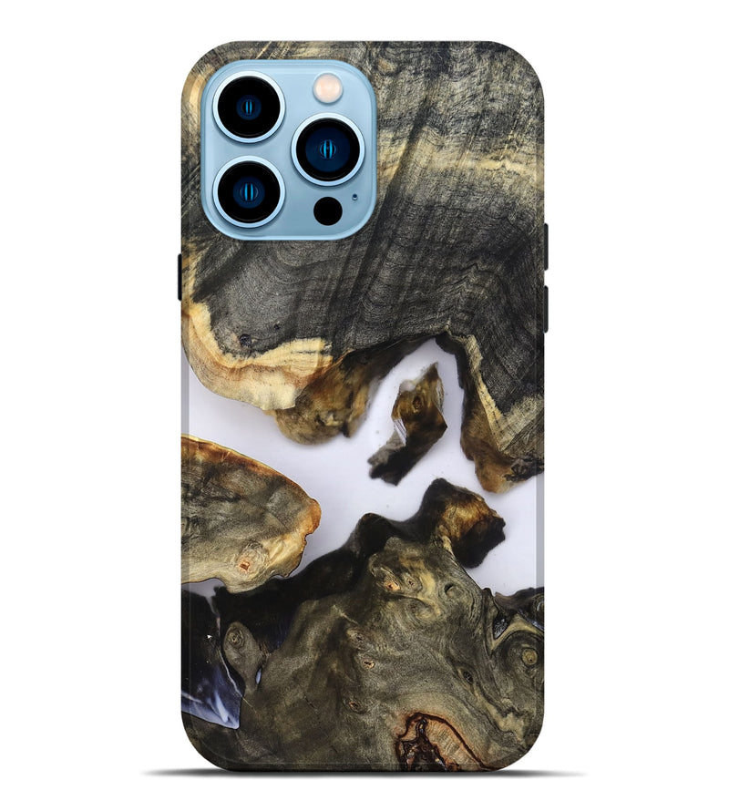 iPhone 14 Pro Max Wood Live Edge Phone Case - Venus (Clear, 821899)
