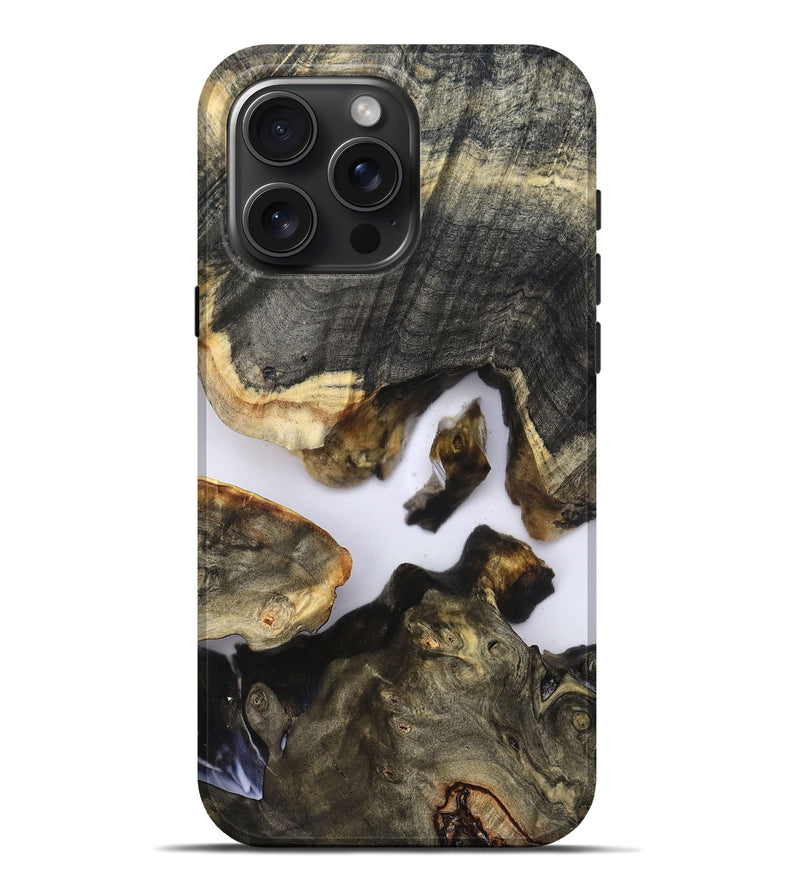 iPhone 16 Pro Max Wood Live Edge Phone Case - Venus (Clear, 821899)