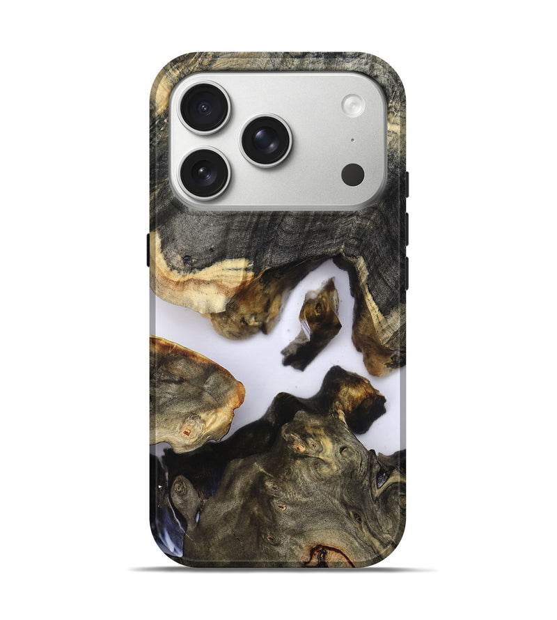 iPhone 17 Pro Wood Live Edge Phone Case - Venus (Clear, 821899)