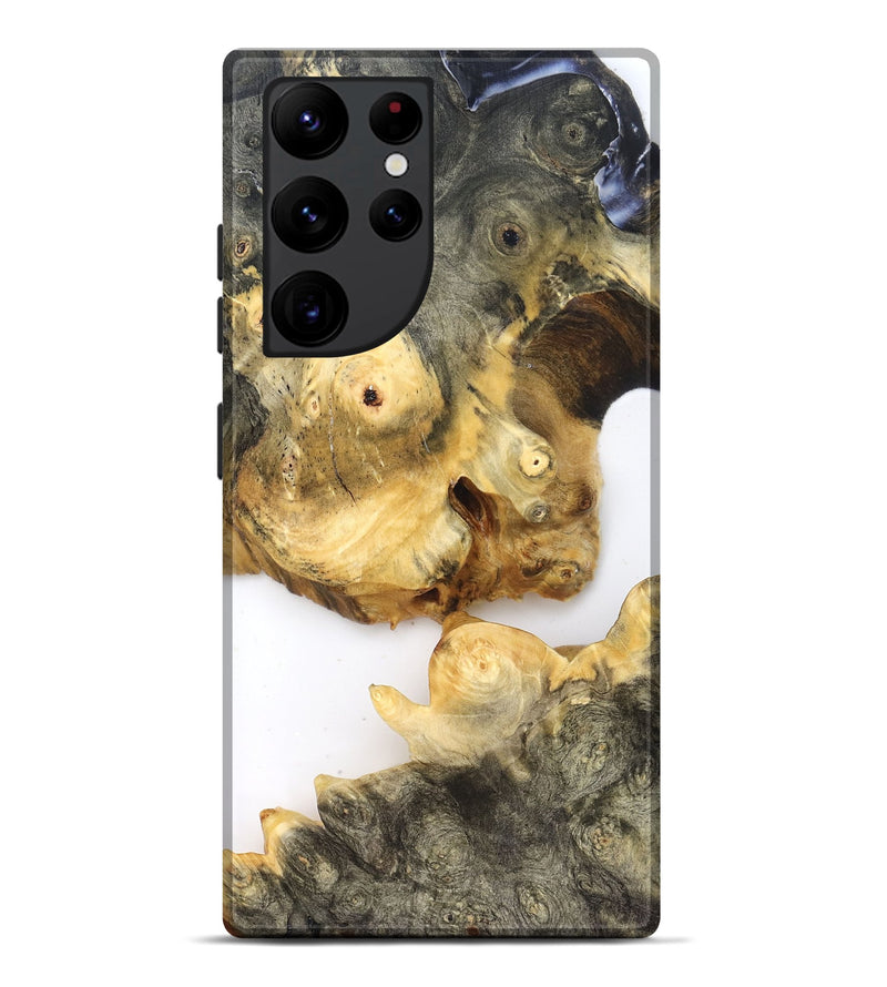 Galaxy S22 Ultra Wood Live Edge Phone Case - Jay (Clear, 821900)