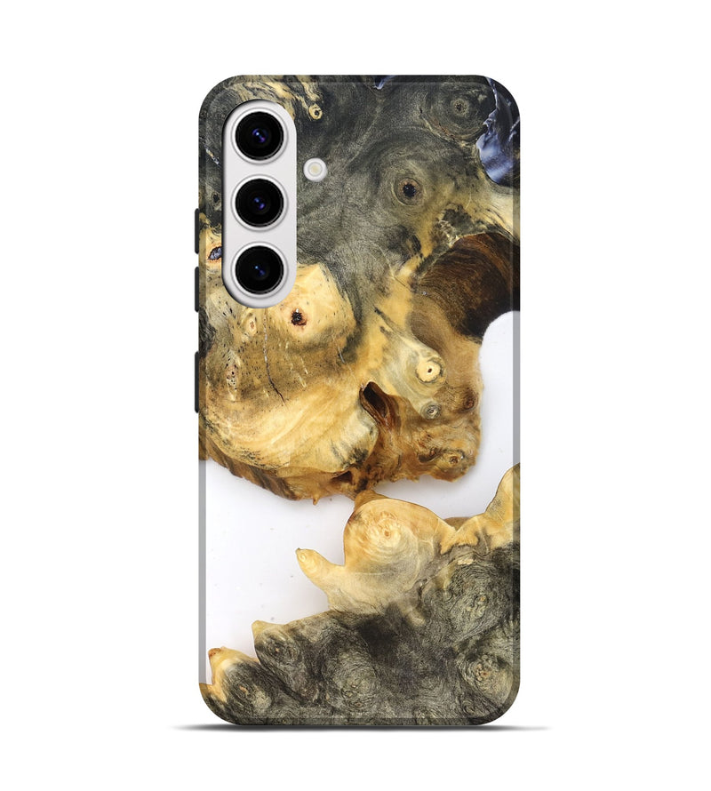 Galaxy S25 Wood Live Edge Phone Case - Jay (Clear, 821900)