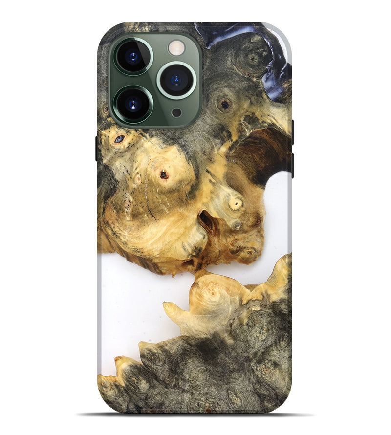 iPhone 13 Pro Max Wood Live Edge Phone Case - Jay (Clear, 821900)