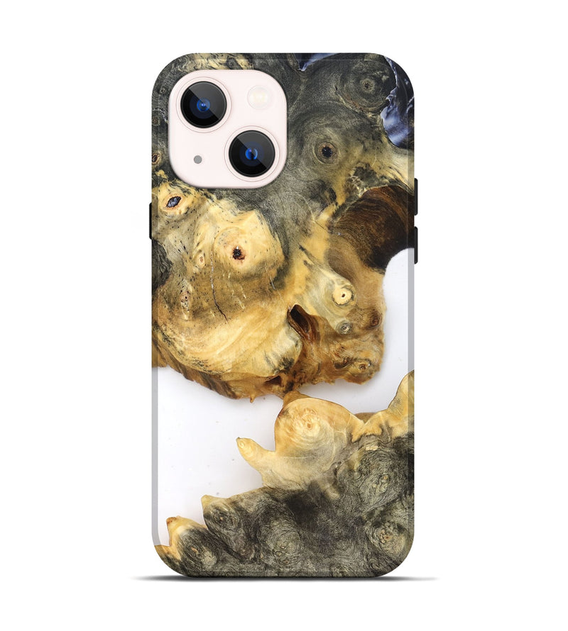 iPhone 14 Wood Live Edge Phone Case - Jay (Clear, 821900)