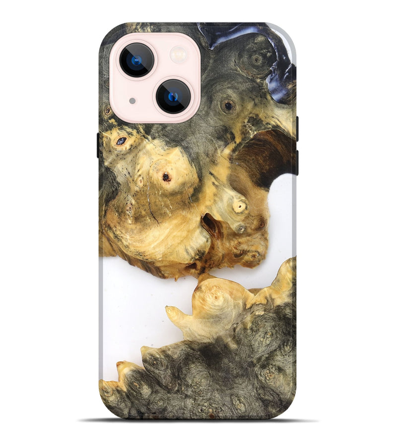 iPhone 14 Plus Wood Live Edge Phone Case - Jay (Clear, 821900)
