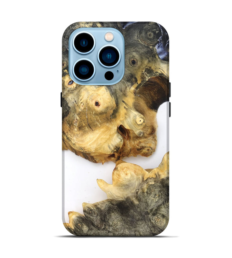 iPhone 14 Pro Wood Live Edge Phone Case - Jay (Clear, 821900)