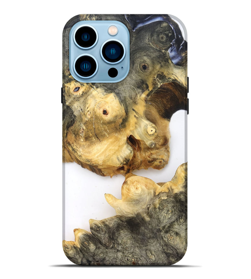 iPhone 14 Pro Max Wood Live Edge Phone Case - Jay (Clear, 821900)