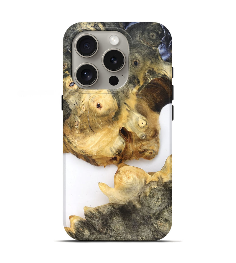 iPhone 16 Pro Wood Live Edge Phone Case - Jay (Clear, 821900)