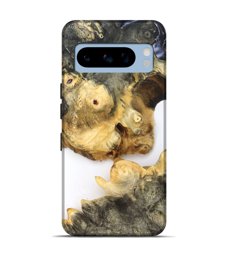 Pixel 8 Pro Wood Live Edge Phone Case - Jay (Clear, 821900)