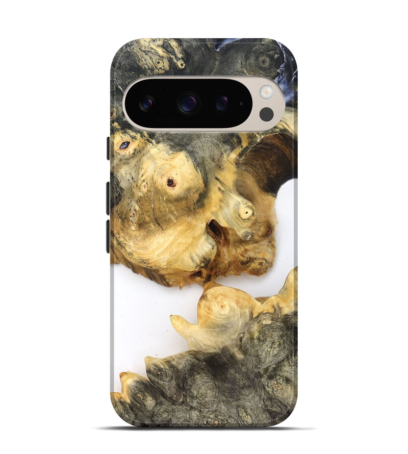 Pixel 9 Wood Live Edge Phone Case - Jay (Clear, 821900)