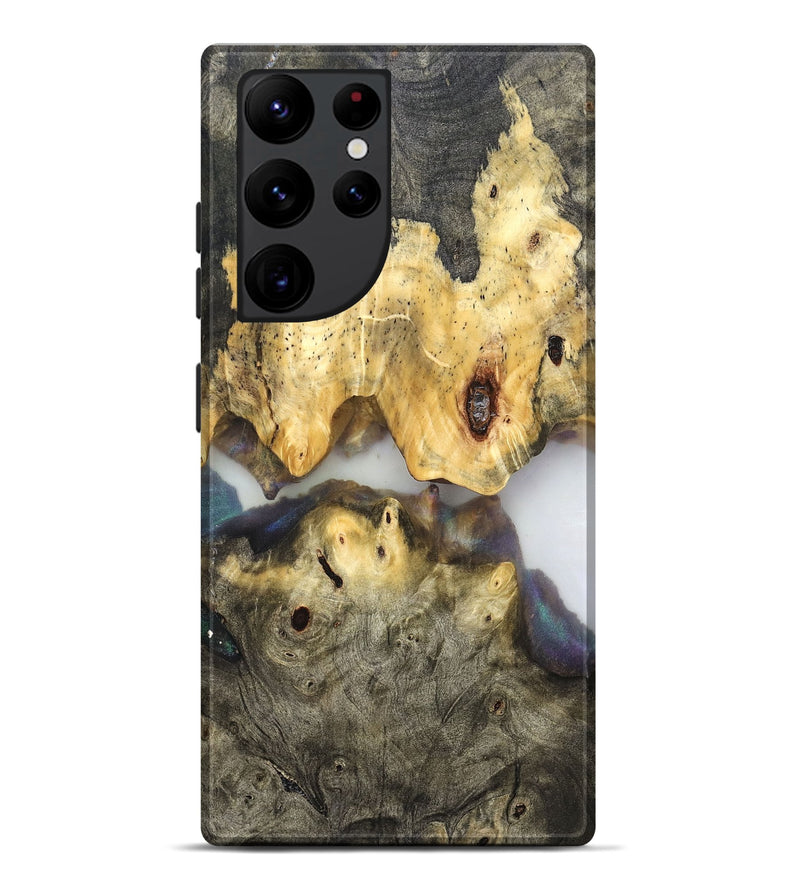 Galaxy S22 Ultra Wood Live Edge Phone Case - Ingrid (Clear, 821902)