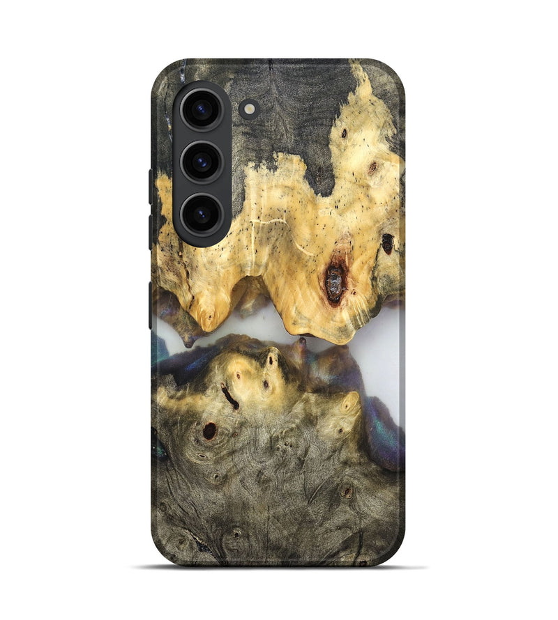 Galaxy S23 Wood Live Edge Phone Case - Ingrid (Clear, 821902)