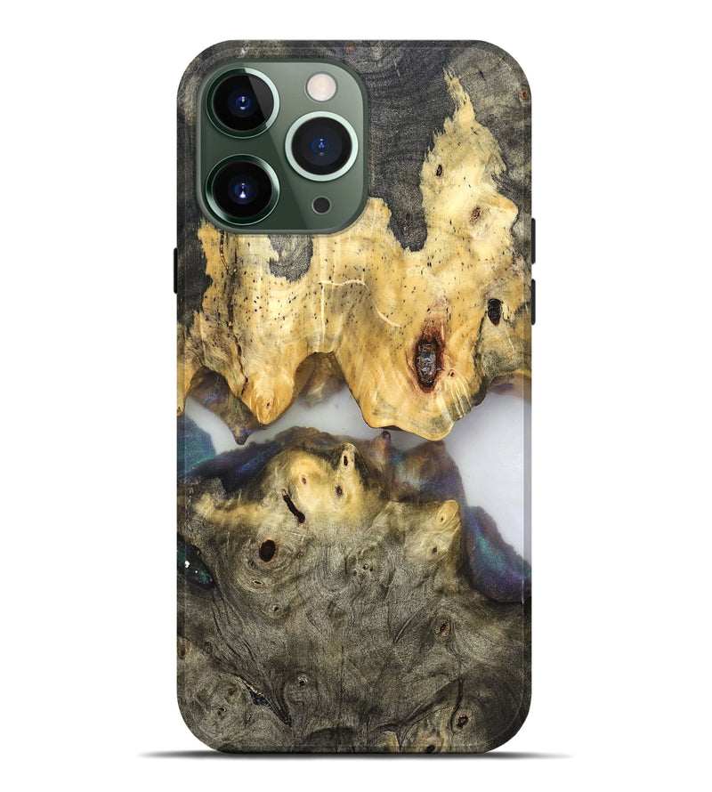 iPhone 13 Pro Max Wood Live Edge Phone Case - Ingrid (Clear, 821902)