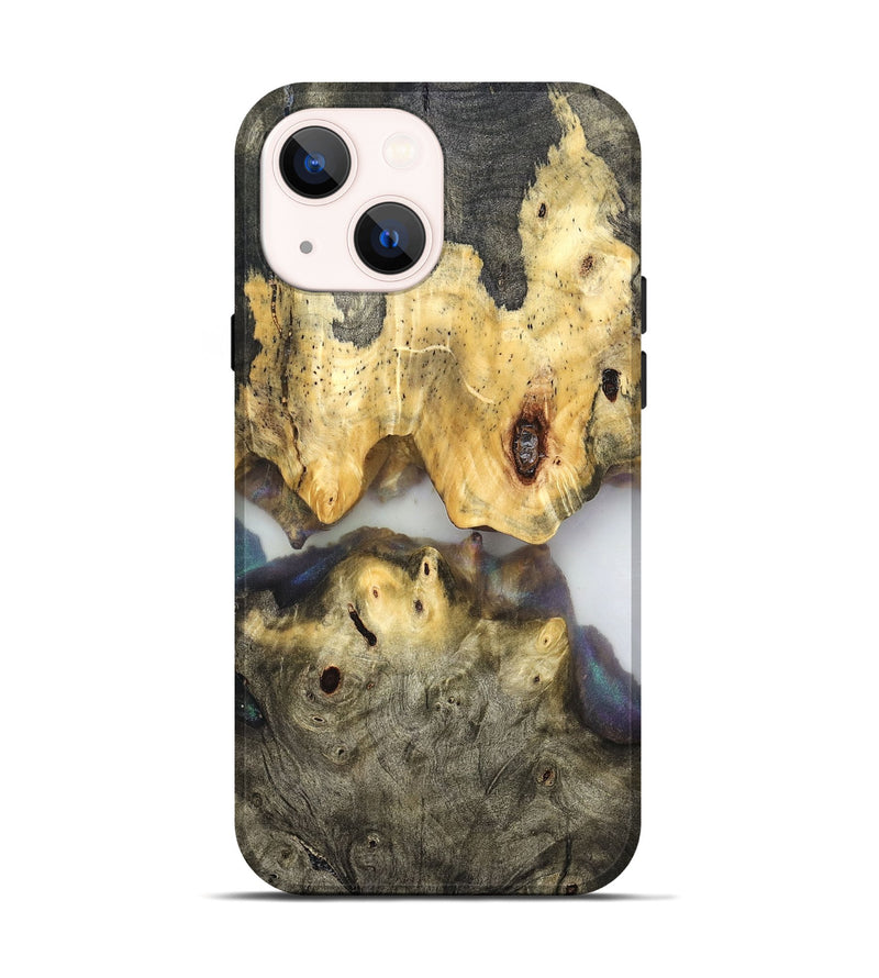 iPhone 14 Wood Live Edge Phone Case - Ingrid (Clear, 821902)