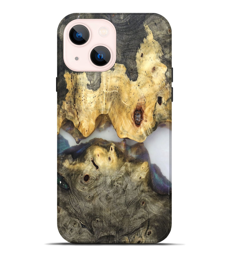 iPhone 14 Plus Wood Live Edge Phone Case - Ingrid (Clear, 821902)