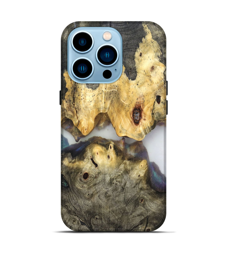 iPhone 14 Pro Wood Live Edge Phone Case - Ingrid (Clear, 821902)