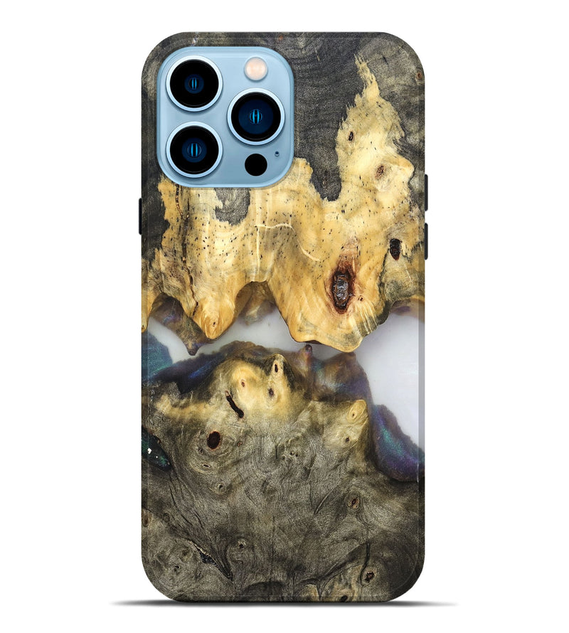 iPhone 14 Pro Max Wood Live Edge Phone Case - Ingrid (Clear, 821902)